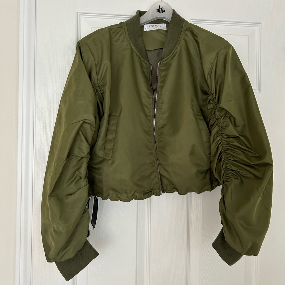 Storets Claire Rouched Sleeve Jacket